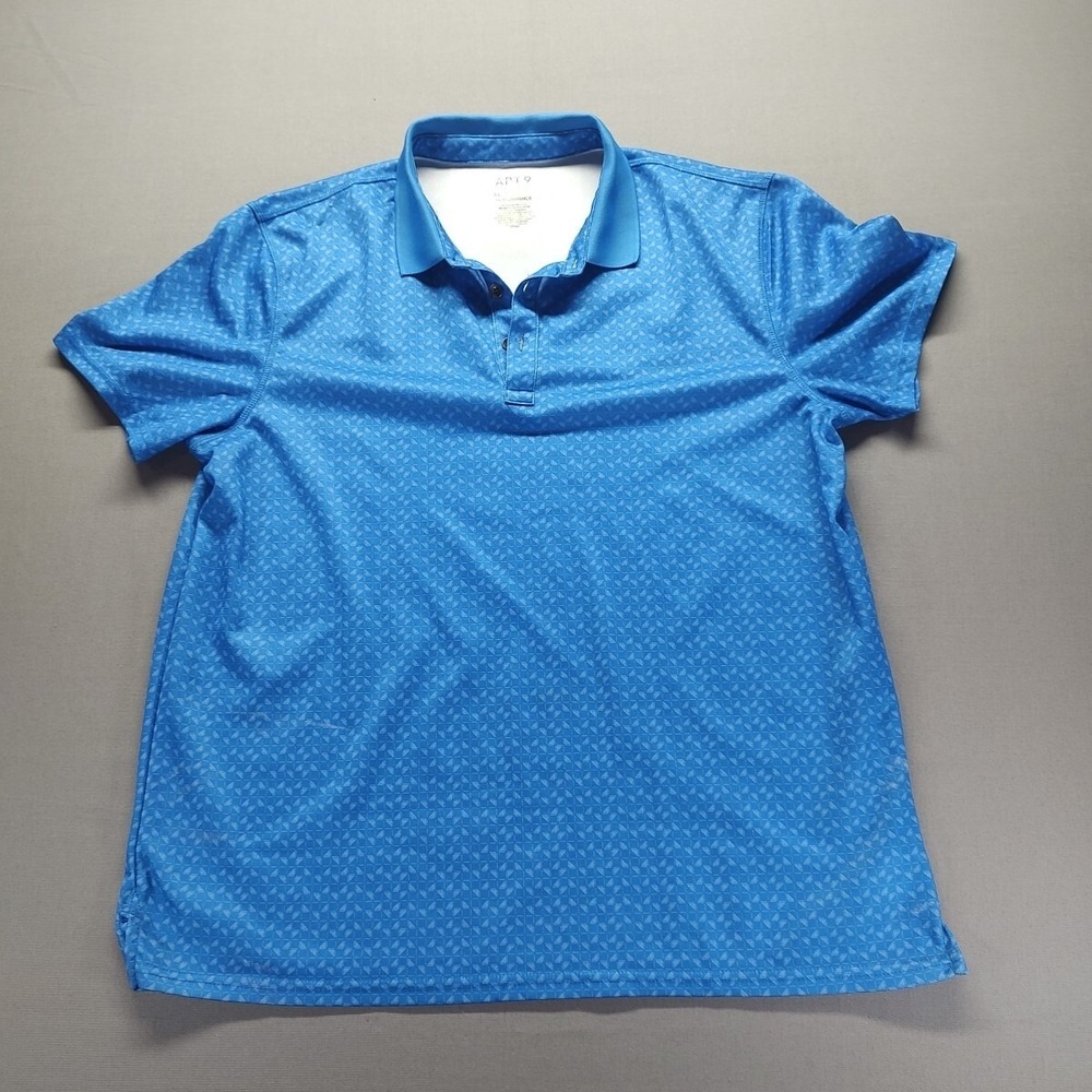 APT.9 Men's Blue Polo Shirt Size Extra Large
